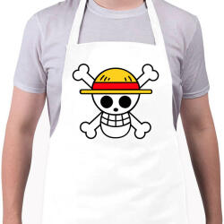 printfashion One piece - Logo - Kötény - Fehér (5131783)