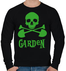 printfashion garden skull - Férfi pulóver - Fekete (1713326)