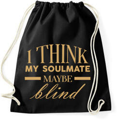 printfashion I think my soulmate - Sportzsák, Tornazsák - Fekete (7285305)