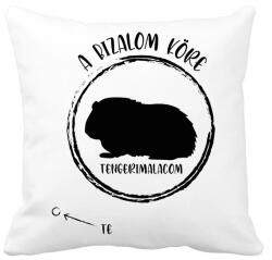 printfashion A bizalom köre - A tengerimalacom (fekete) - Párnahuzat, Díszpárnahuzat - Fehér (7091148)