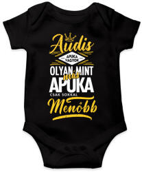 printfashion Audis apuka - Baba Body - Fekete (4450591)