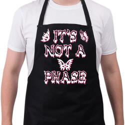 printfashion It's not a phase - Kötény - Fekete (12422035)