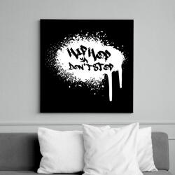 printfashion Don't stop - Vászonkép - Fekete (7513472)