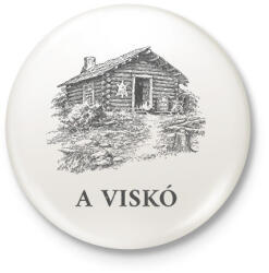 printfashion A viskó - Kitűző, hűtőmágnes - Fehér (11588640)