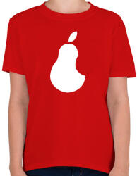 printfashion Pear White - Gyerek póló - Piros (1455772)