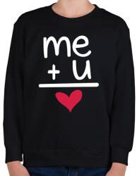 printfashion TE + ÉN - Gyerek pulóver - Fekete (1159603)