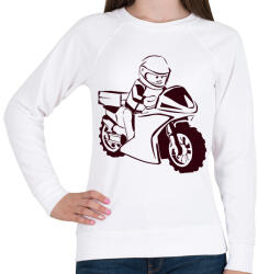 printfashion lego - Női pulóver - Fehér (2911690)