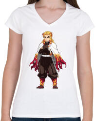 printfashion DS Karakter - Női V-nyakú póló - Fehér (5128435)