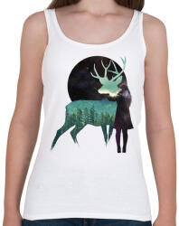 printfashion Let the universe love you - Női atléta - Fehér (226583)