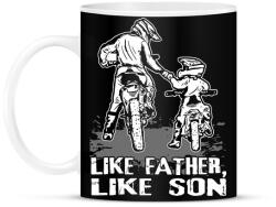 printfashion Motocross Family - Bögre - Fekete (2637421)