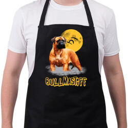 printfashion bullmastiff - Kötény - Fekete (4936488)