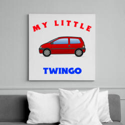 printfashion MY LITTLE TWINGO - Vászonkép - Fehér (10912137)