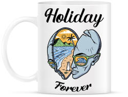 printfashion Holiday forever - Nyaralás - Bögre - Fehér (6867671)