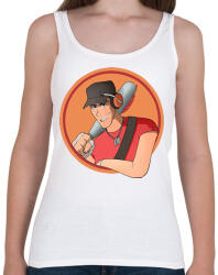 printfashion TF2 - Scout - Női atléta - Fehér (1933237)