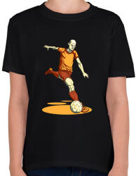 printfashion Football - Gyerek póló - Fekete (812086)