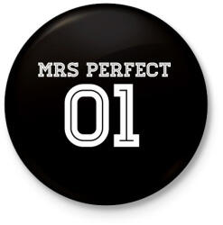 printfashion MRS Perfect - Kitűző, hűtőmágnes - Fekete (3095672)