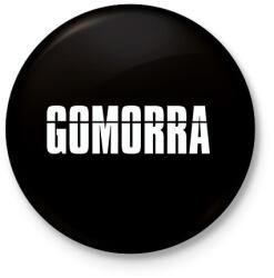 printfashion Gomorra - Kitűző, hűtőmágnes - Fekete (3101354)