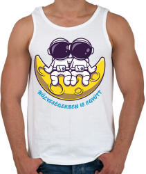 printfashion Hülyeségekben is együtt - Férfi atléta - Fehér (6672093)