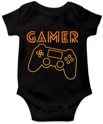 printfashion Gamer - Baba Body - Fekete (4712195)