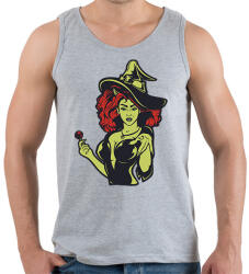 printfashion Witch lollipop - Férfi atléta - Sport szürke (2919960)