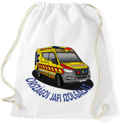 printfashion Jafi mentőautó 2 - Sportzsák, Tornazsák - Fehér (13332183)