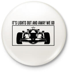 printfashion It's lights out - Kitűző, hűtőmágnes - Fehér (11968035)