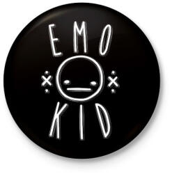 printfashion Emo kid - Kitűző, hűtőmágnes - Fekete (12423131)
