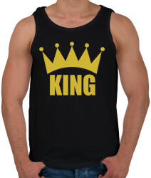 printfashion KING - Férfi atléta - Fekete (541132)
