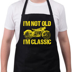 printfashion I am Classic - Kötény - Fekete (8099931)