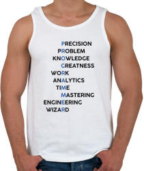 printfashion Programmer (black) - Férfi atléta - Fehér (7241303)