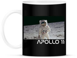 printfashion Apollo 11 - Bögre - Fekete (2931383)