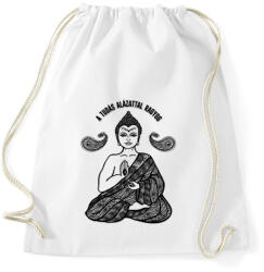 printfashion A tudás alázatosan ragyog - Sportzsák, Tornazsák - Fehér (7635665)