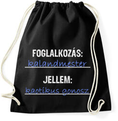 printfashion Mi a foglalkozásod? - Sportzsák, Tornazsák - Fekete (3917243)