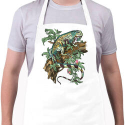 printfashion iguana - Kötény - Fehér (11801869)