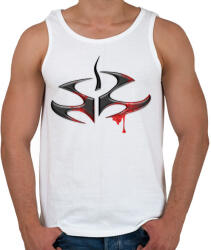 printfashion Hitman Logo - Férfi atléta - Fehér (1770114)