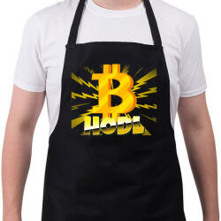 printfashion HODL 2 - Kötény - Fekete (10486023)
