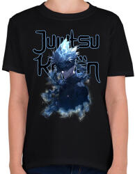 printfashion Jujutsu Kaisen Gojo - Gyerek póló - Fekete (16553605)