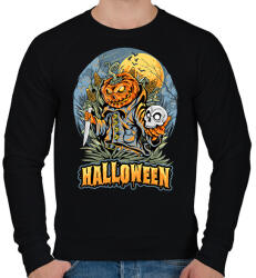 printfashion Halloween - Férfi pulóver - Fekete (13804753)