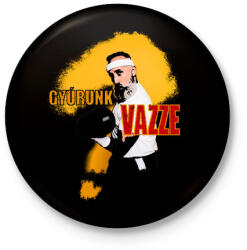 printfashion GYÚRUNK VAZZE - Kitűző, hűtőmágnes - Fekete (3101280)