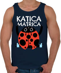 printfashion Katica Matrica - Férfi atléta - Sötétkék (11581483)