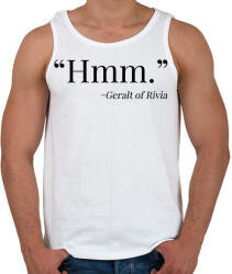 printfashion Witcher - Hmm - Ríviai Geralt - Férfi atléta - Fehér (2689313)