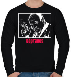 printfashion The Sopranos - Férfi pulóver - Fekete (5430989)