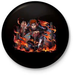 printfashion Pain - Kitűző, hűtőmágnes - Fekete (7214823)