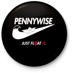 printfashion Just FLOAT it! - Kitűző, hűtőmágnes - Fekete (3099319)