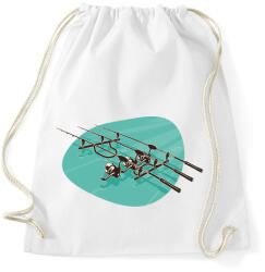 printfashion Horgászbotok - Sportzsák, Tornazsák - Fehér (4045489)