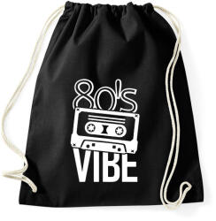 printfashion 80's vibe - Sportzsák, Tornazsák - Fekete (13305177)