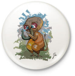 printfashion Az orramile - Kitűző, hűtőmágnes - Fehér (5687225)