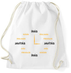 printfashion Az író órája - Sportzsák, Tornazsák - Fehér (10435198)
