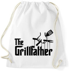 printfashion The grillfather - black - Sportzsák, Tornazsák - Fehér (13686699)