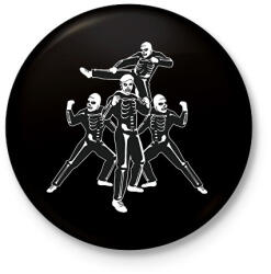 printfashion Cobra Kai csontvázak - Kitűző, hűtőmágnes - Fekete (11778928)